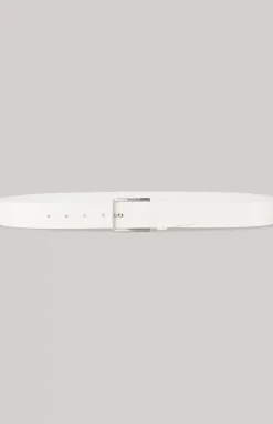 Outlet JOOP! leather belt in off-white