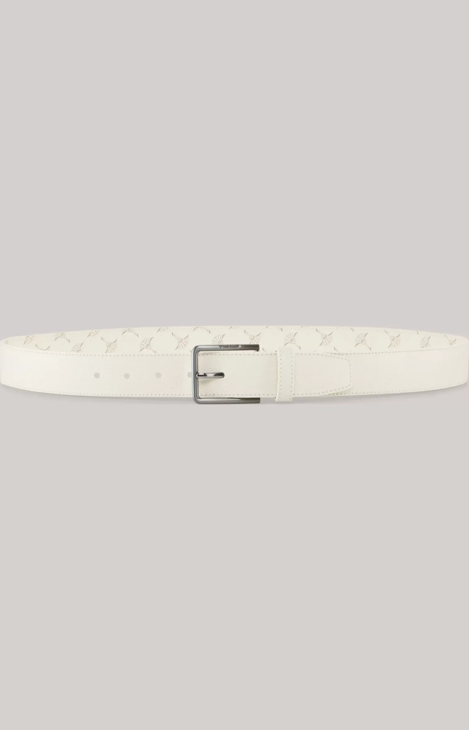 Best JOOP! leather blend belt in off-white