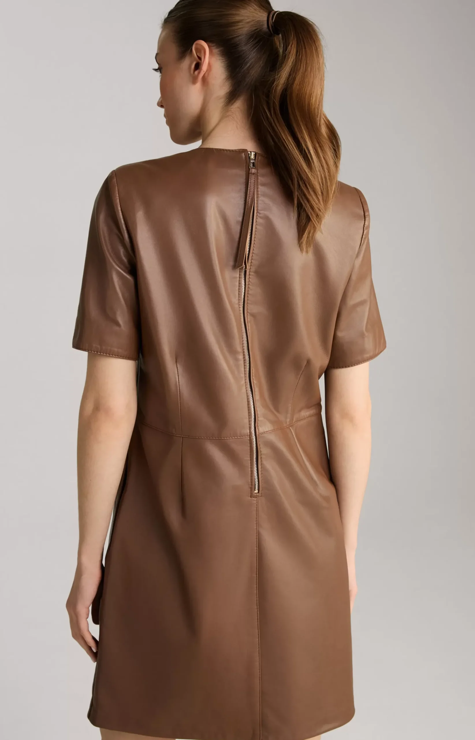 New JOOP! Leather Dress in brown