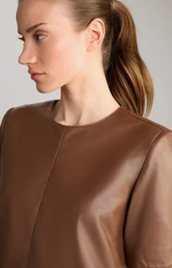 New JOOP! Leather Dress in brown