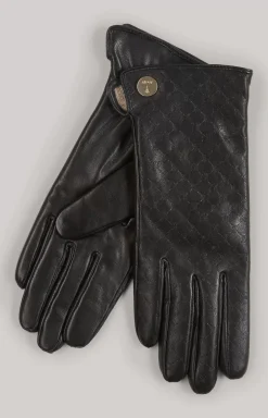 Online JOOP! Leather Gloves in black