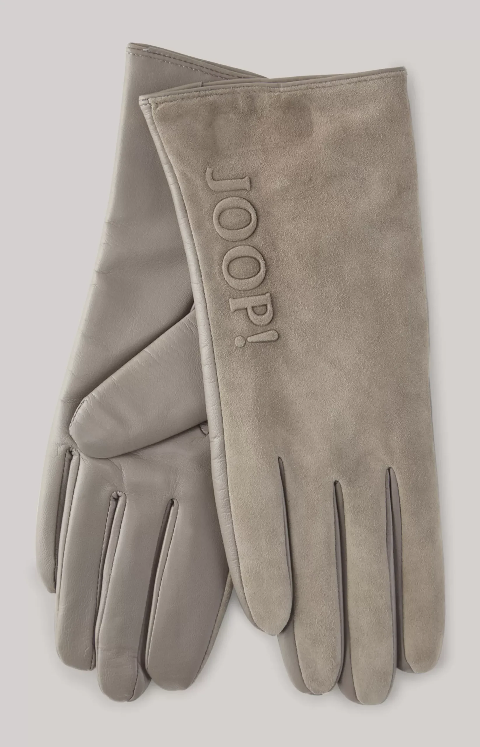Outlet JOOP! Leather Gloves in grey