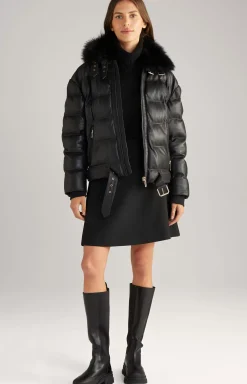 Online JOOP! Leather Jacket in black