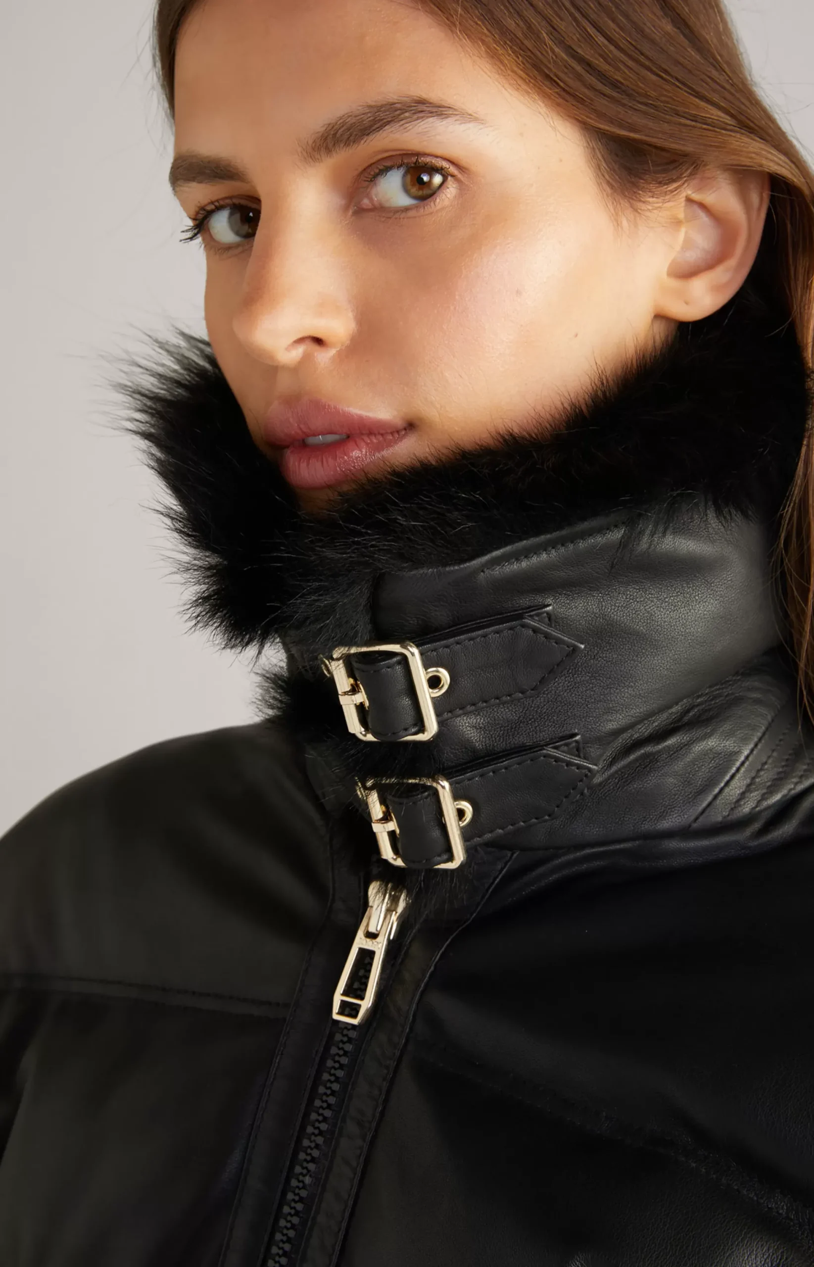 Online JOOP! Leather Jacket in black
