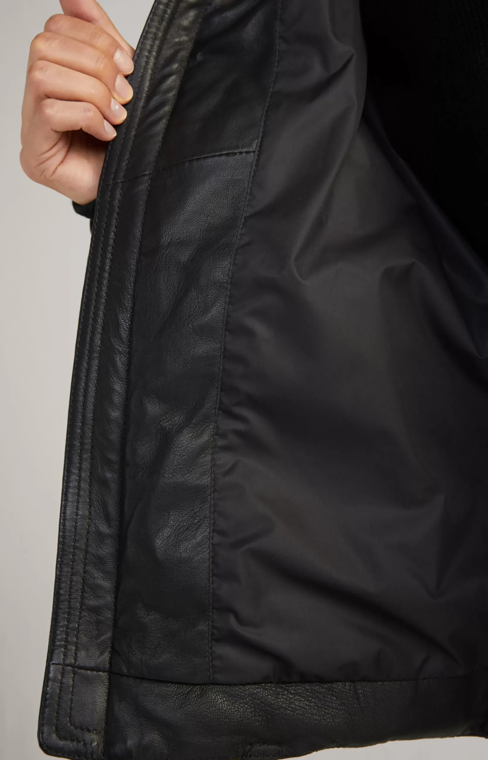 Online JOOP! Leather Jacket in black
