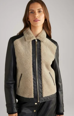 Outlet JOOP! Leather Jacket in black