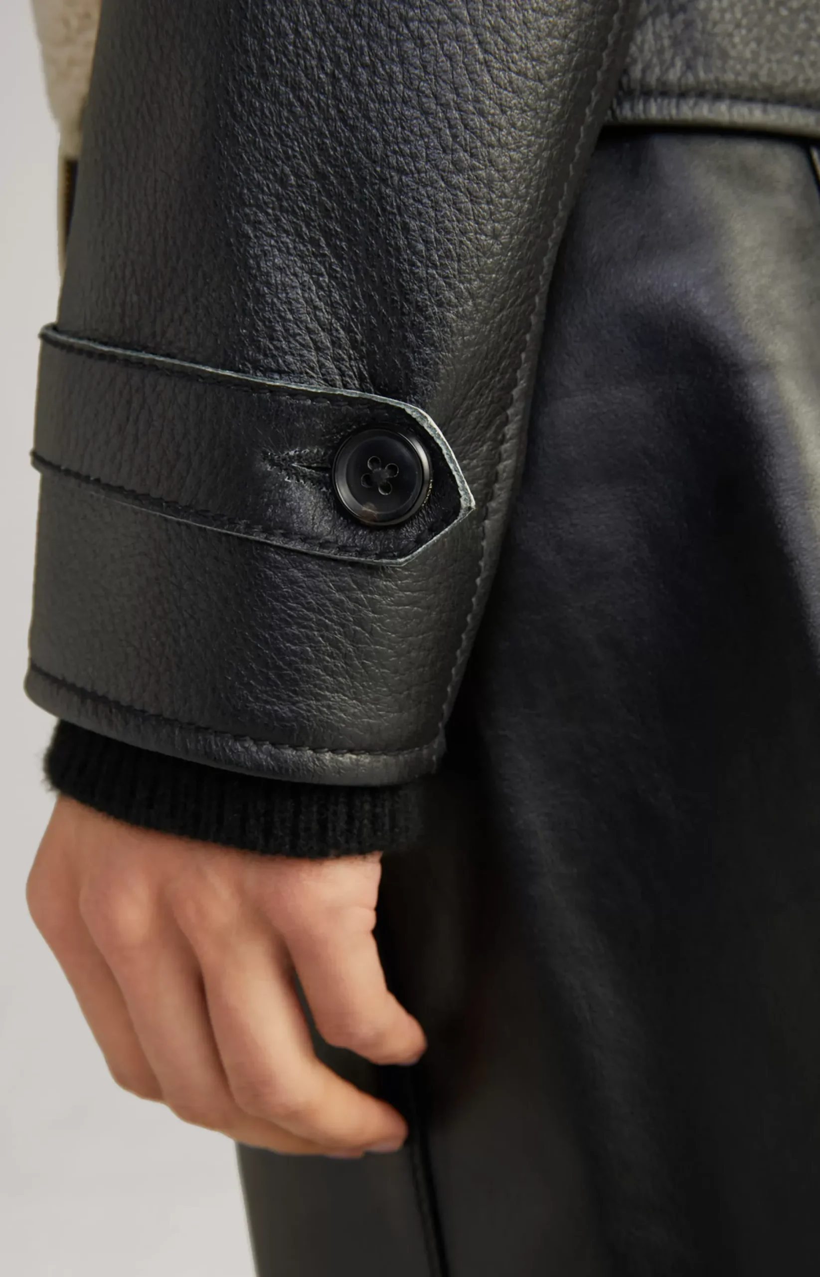 Outlet JOOP! Leather Jacket in black