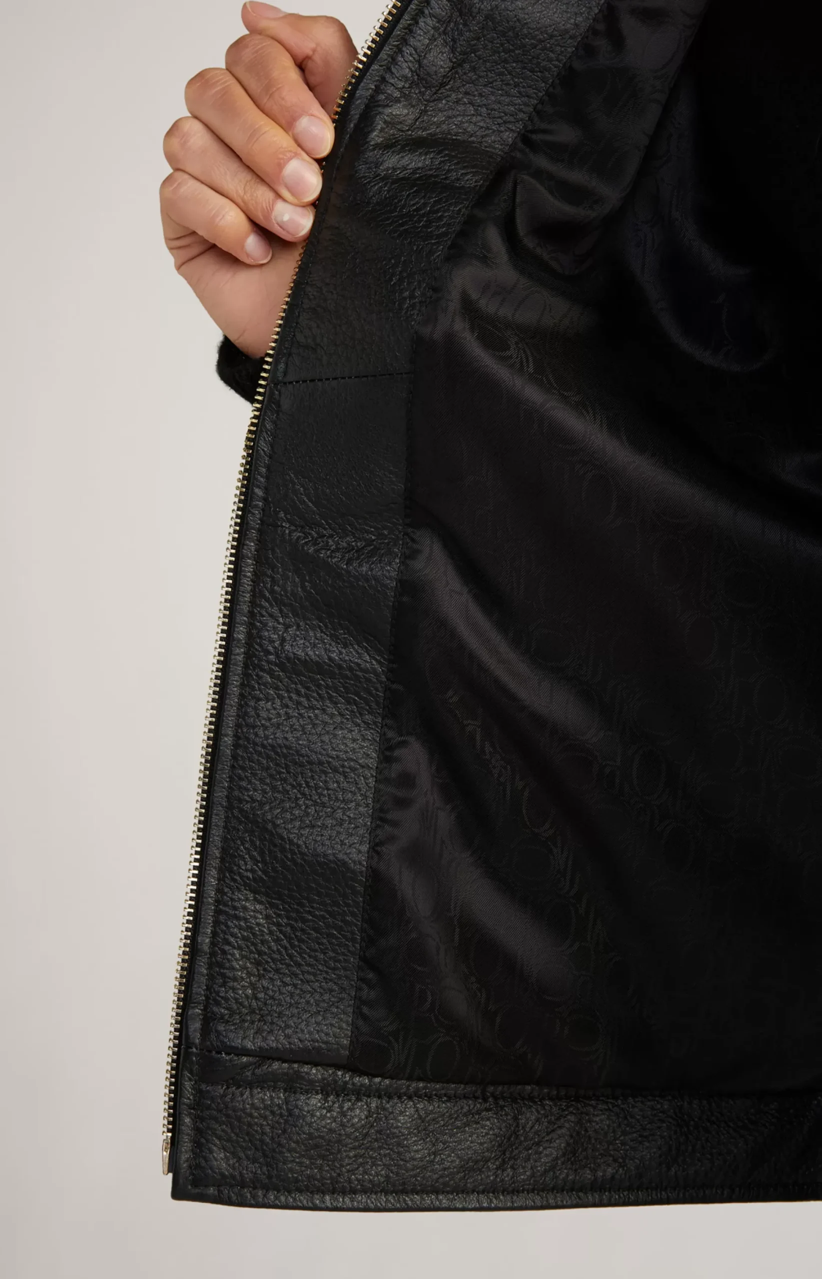 Outlet JOOP! Leather Jacket in black