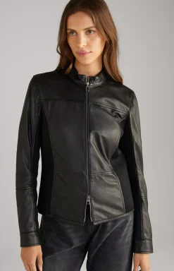 Outlet JOOP! Leather Jacket in black