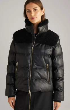 Hot JOOP! Leather Jacket in black