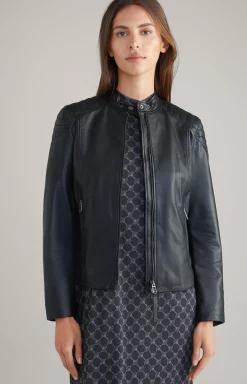 Sale JOOP! Leather Jacket in black
