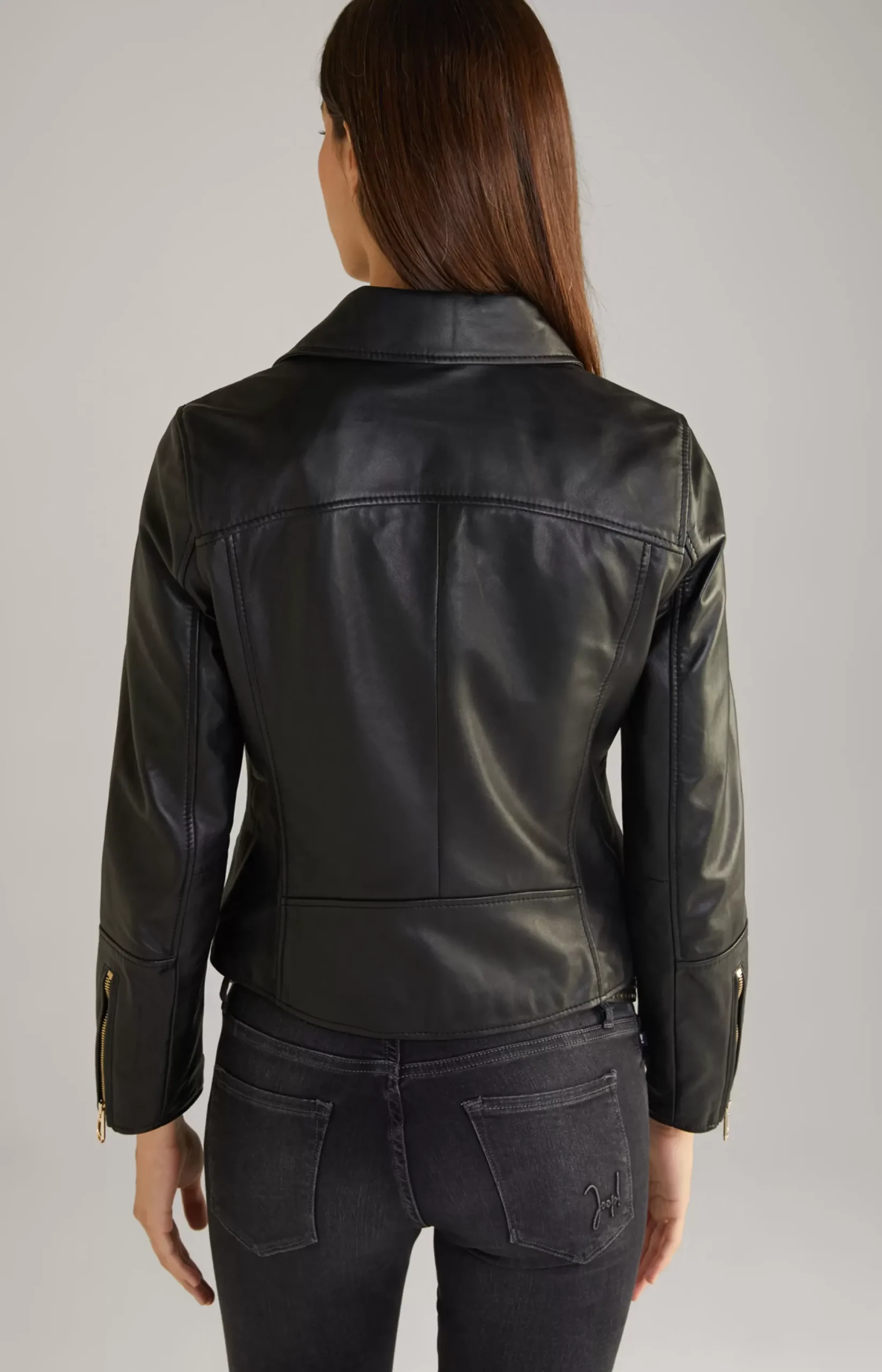 New JOOP! Leather Jacket in black