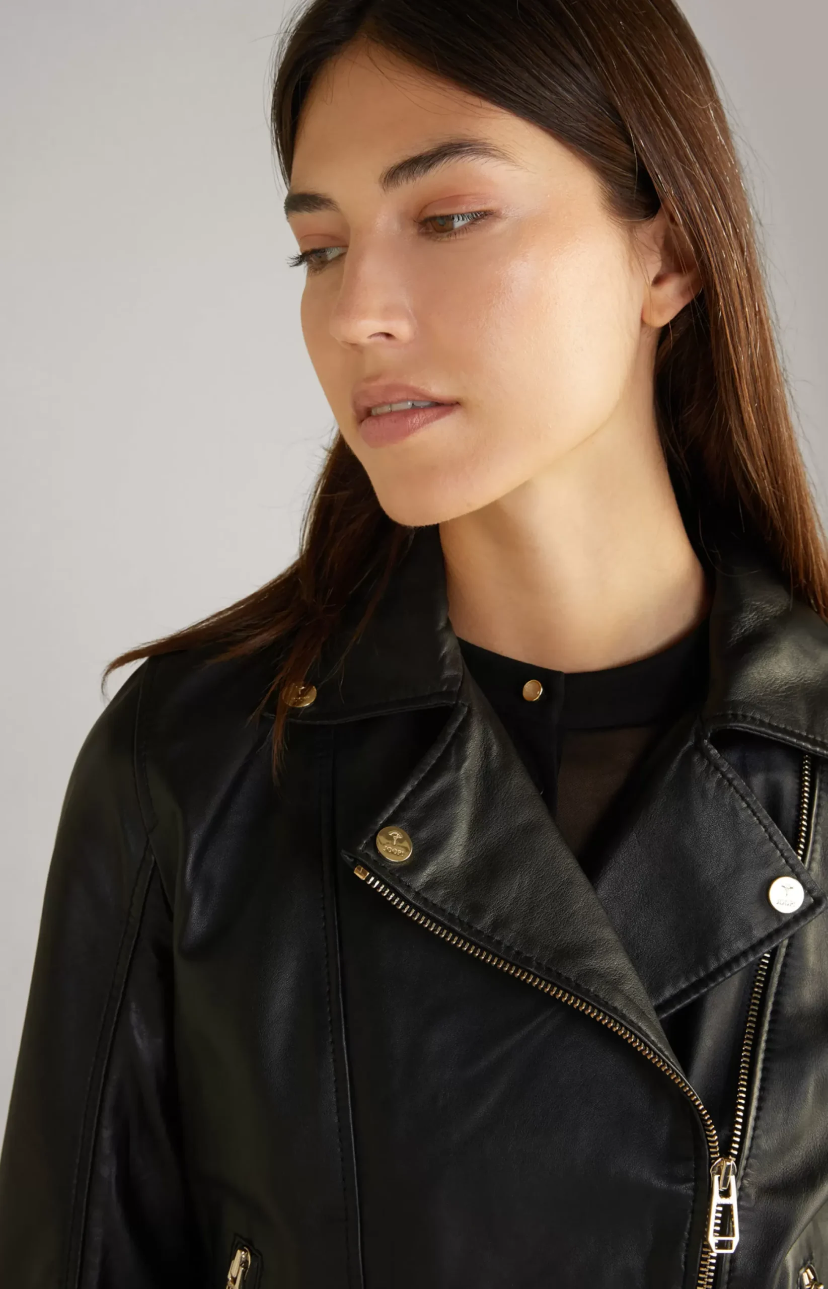 New JOOP! Leather Jacket in black