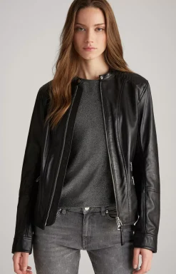 Sale JOOP! Leather Jacket in Black