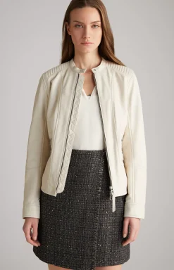 New JOOP! Leather Jacket in champagne