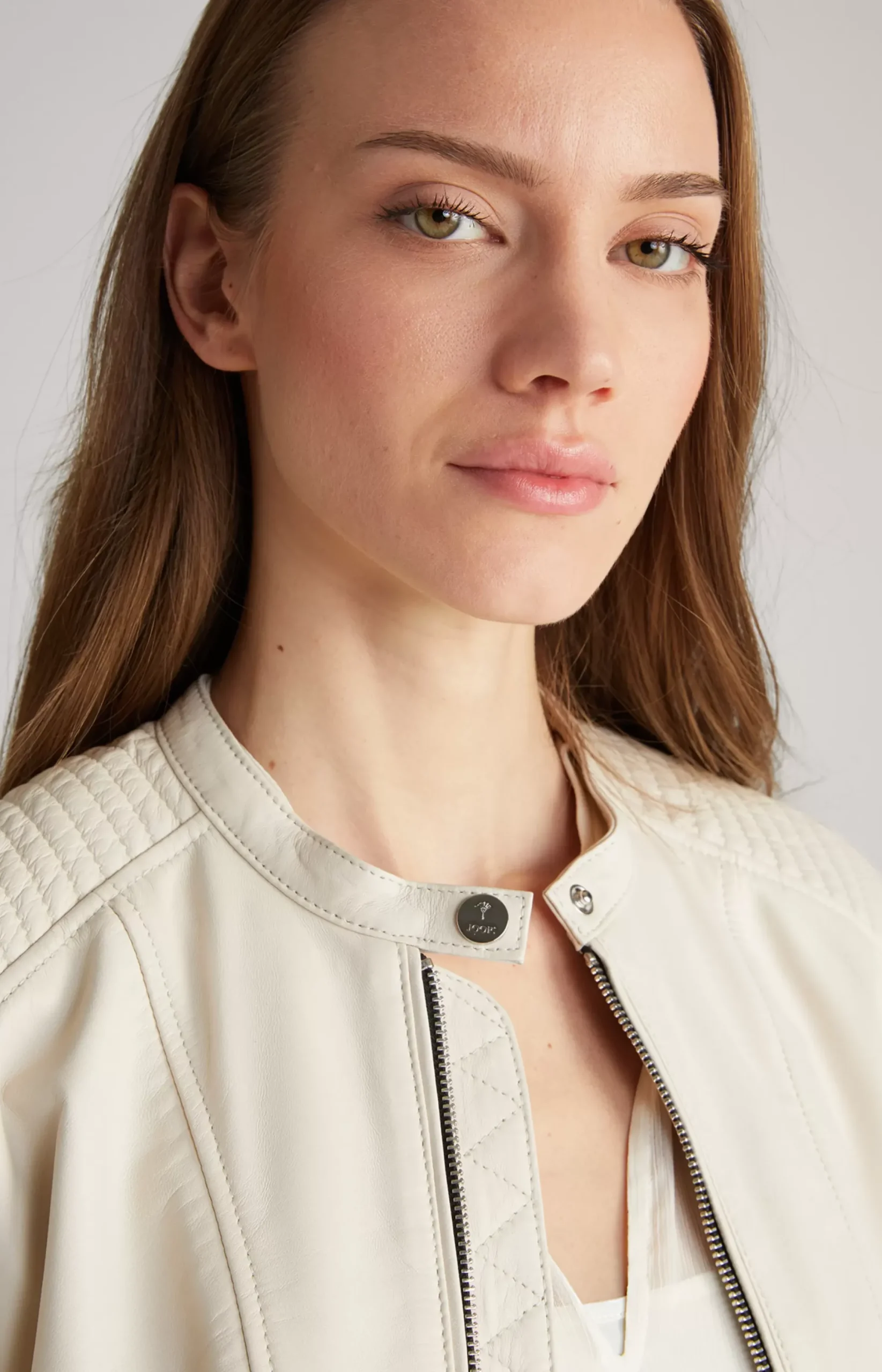 New JOOP! Leather Jacket in champagne