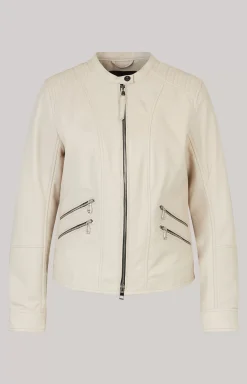New JOOP! Leather Jacket in champagne