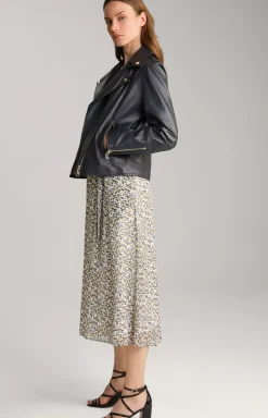 JOOP! Leather Jacket in navy