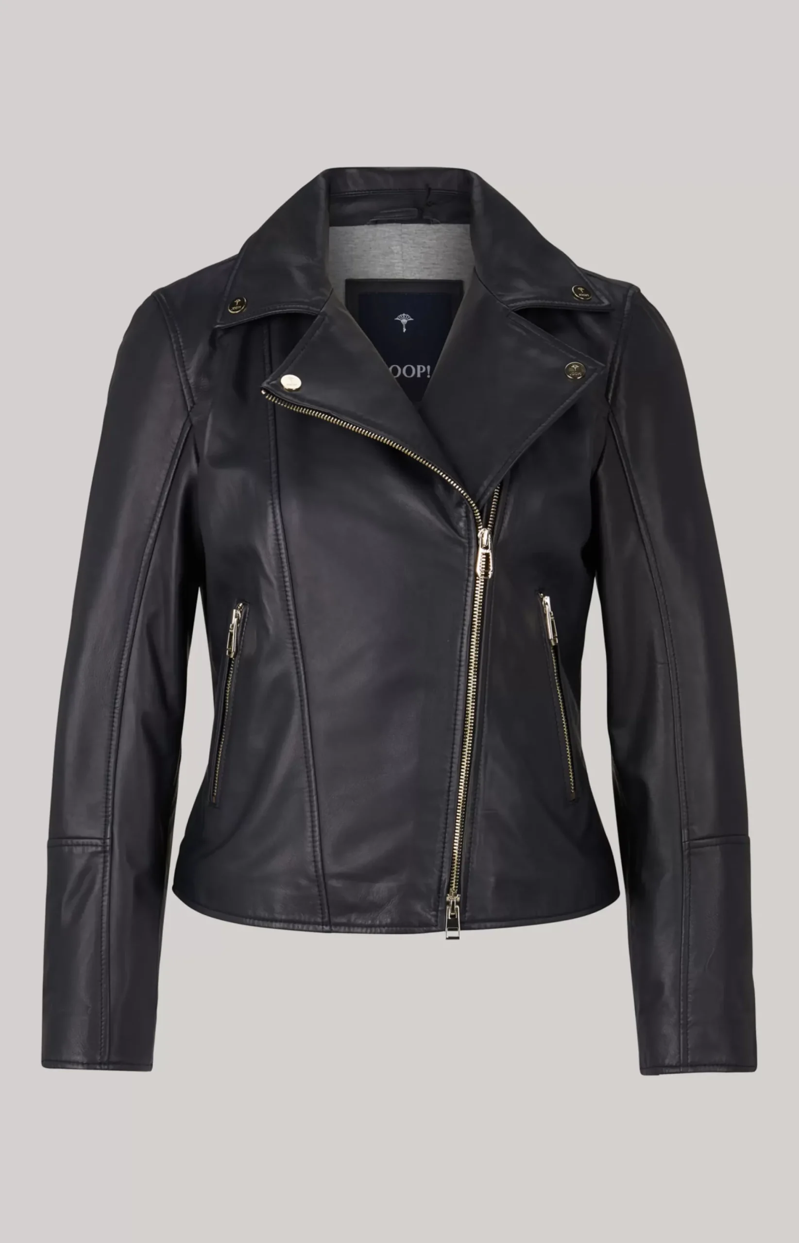 JOOP! Leather Jacket in navy