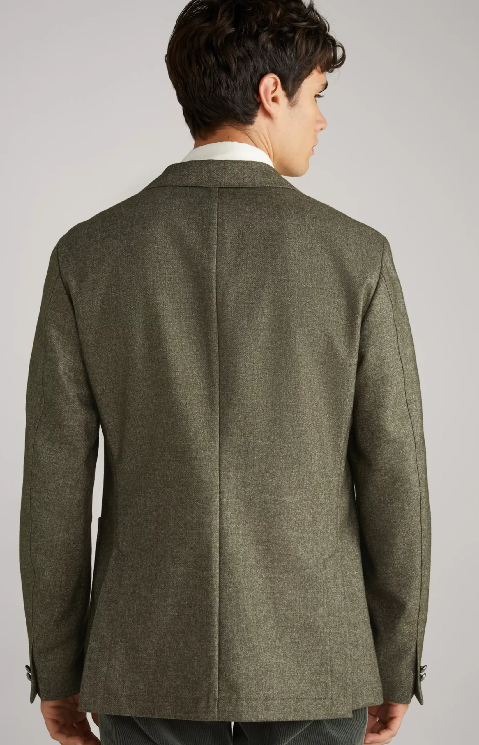 JOOP! Lenderson double-breasted jacket in mottled green