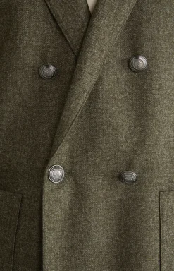 JOOP! Lenderson double-breasted jacket in mottled green