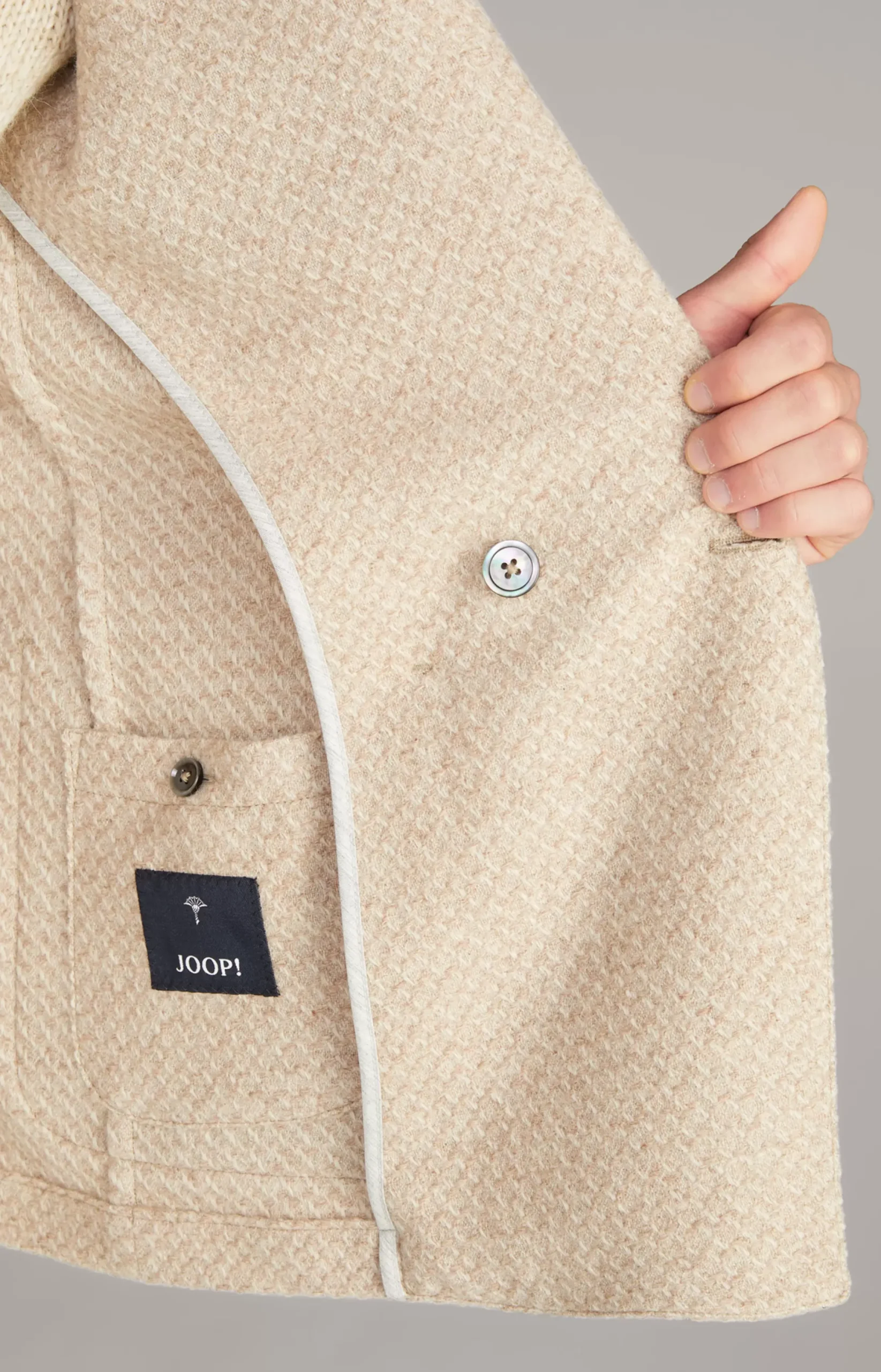Online JOOP! Lenderson Jacket in Light Brown Mélange light brown flecked
