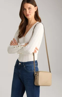 Discount JOOP! Lettera Cloe Shoulder Bag in Greige denim brown 2