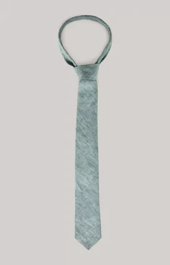 Online JOOP! Linen Tie in Mottled Medium Green medium green marl