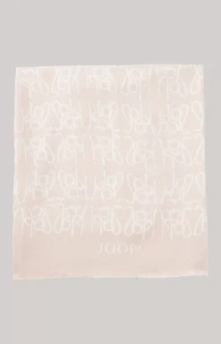 Online JOOP! Logo Scarf in Rosé Natural