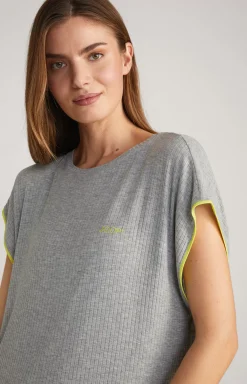 New JOOP! Long Loungewear Shirt in Melange grey