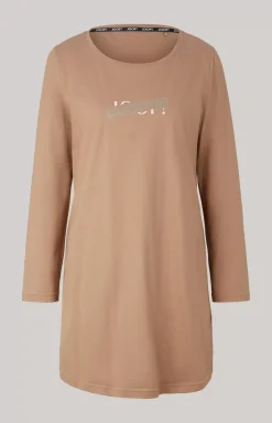 Clearance JOOP! Long Shirt Loungewear in camel