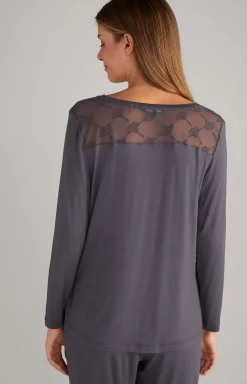 Sale JOOP! Long Sleeve Loungewear Top in anthracite