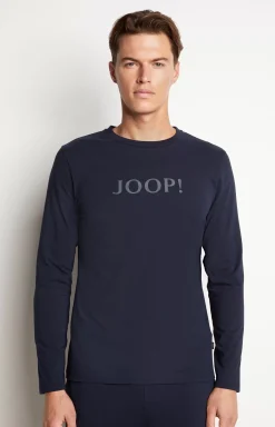 Best JOOP! Long Sleeve Loungewear Top in Dark Blue navy