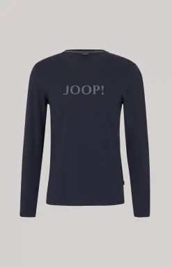 Best JOOP! Long Sleeve Loungewear Top in Dark Blue navy