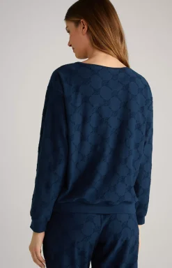 New JOOP! Long-Sleeve Loungewear Top in dark blue