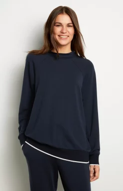 New JOOP! Long-sleeved loungewear top in midnight blue