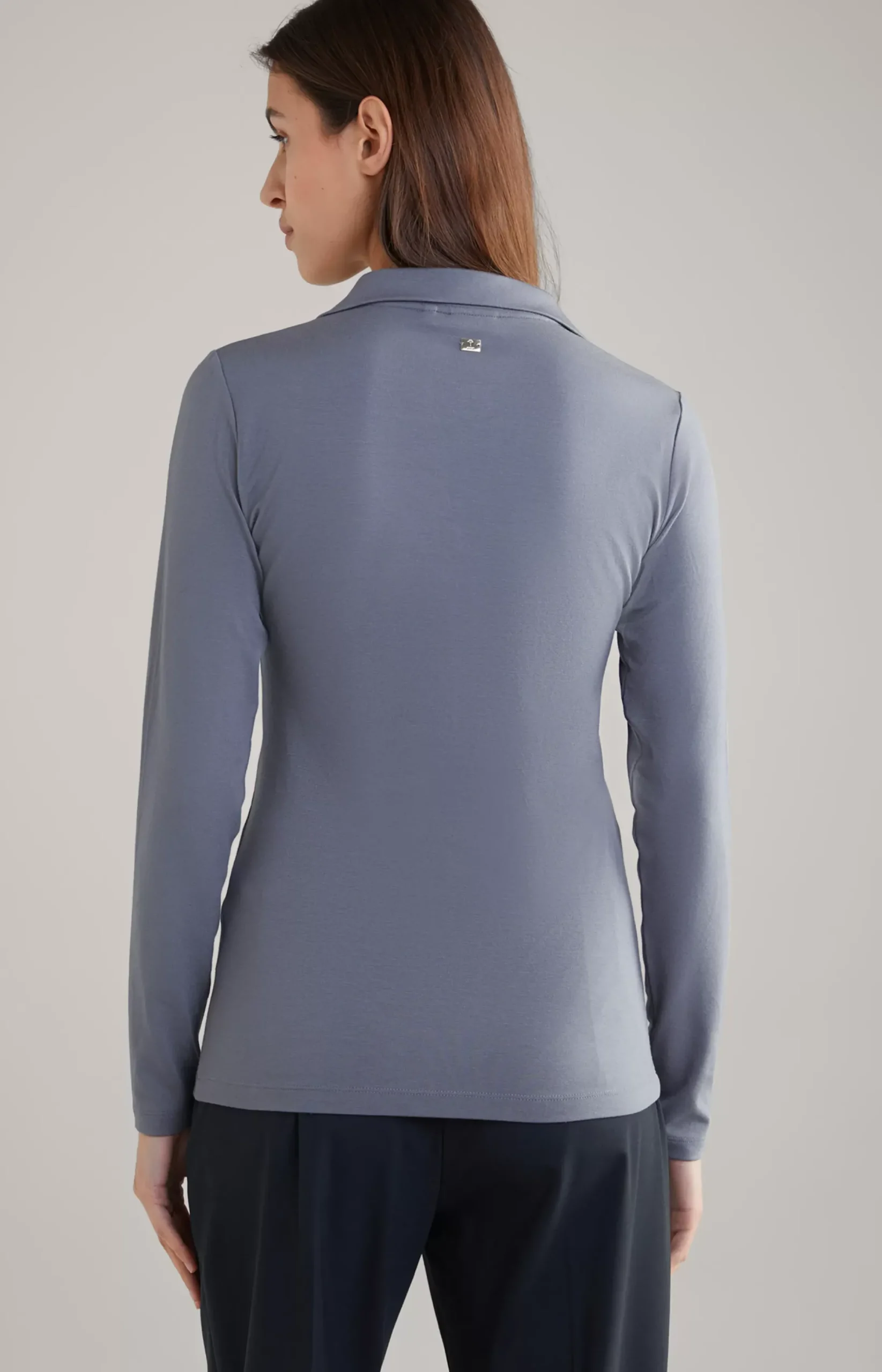 Discount JOOP! Long-sleeved Polo Shirt in grey