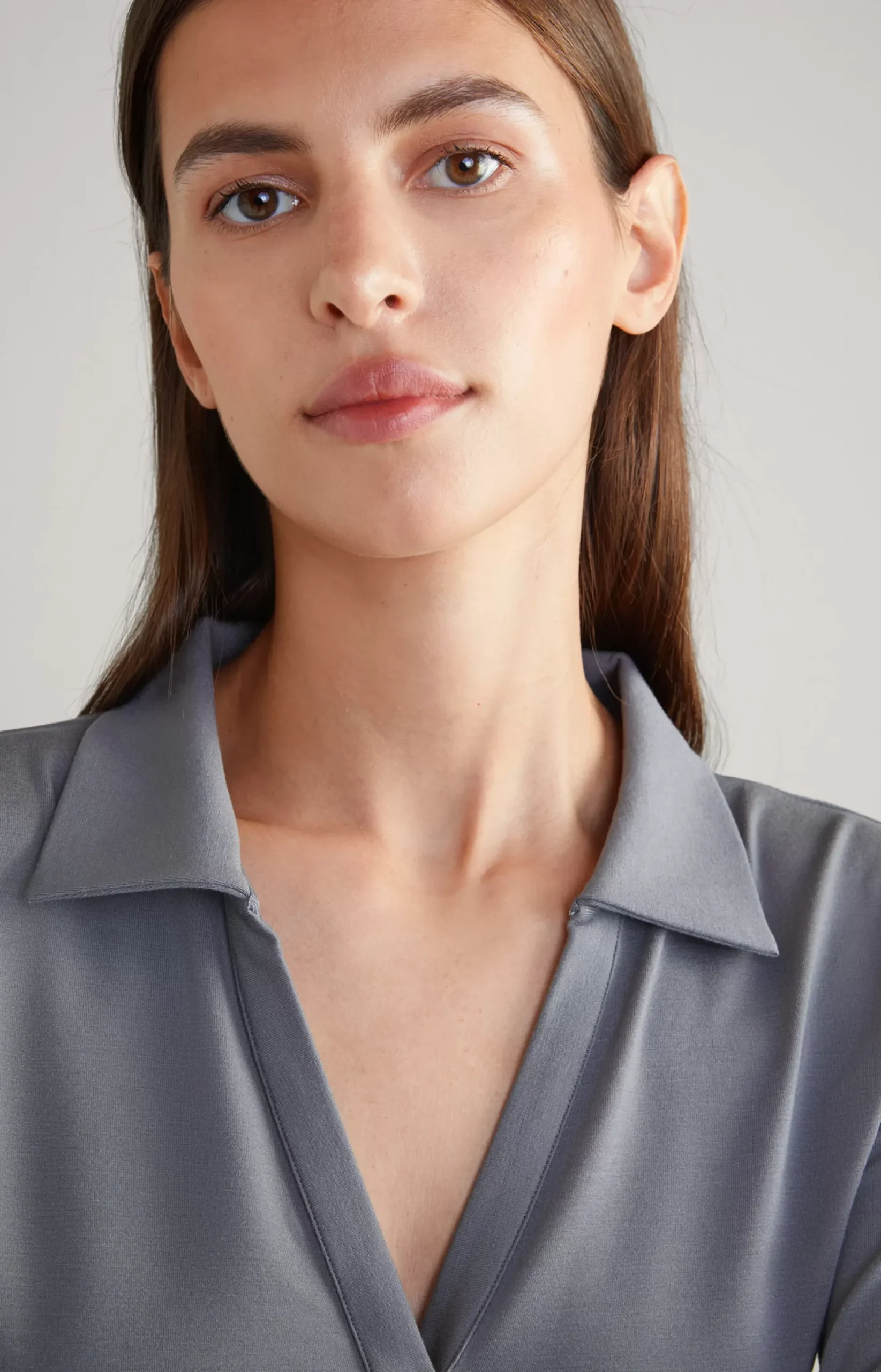 Discount JOOP! Long-sleeved Polo Shirt in grey