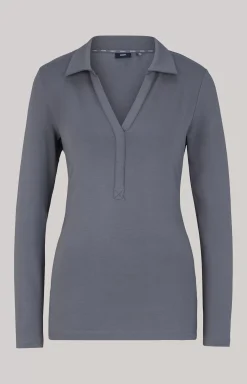 Discount JOOP! Long-sleeved Polo Shirt in grey