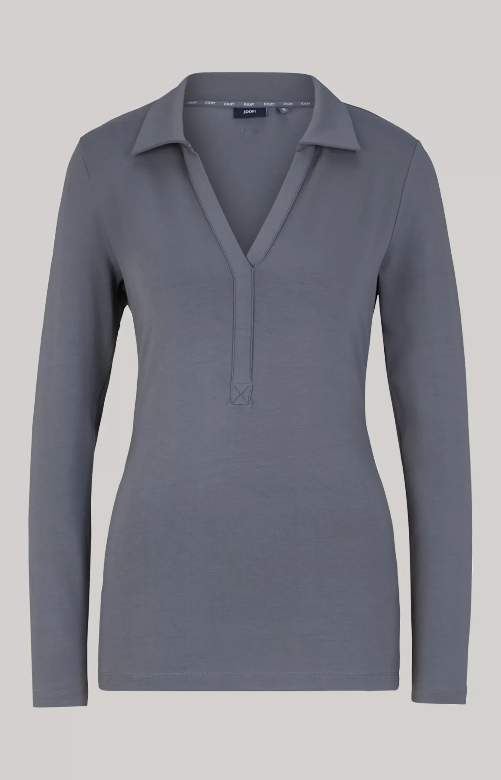 Discount JOOP! Long-sleeved Polo Shirt in grey