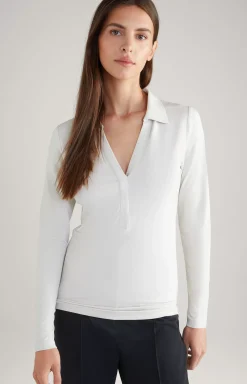 Discount JOOP! Long-sleeved Polo Shirt in light beige