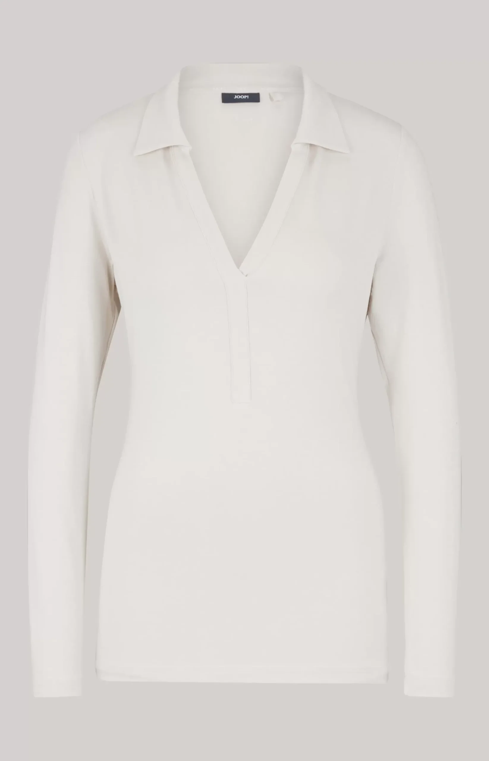 Discount JOOP! Long-sleeved Polo Shirt in light beige