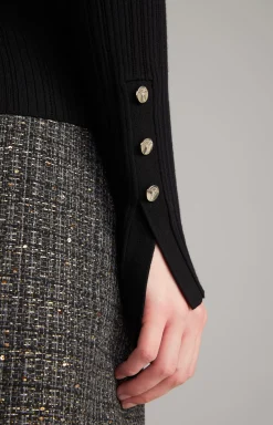 JOOP! Long-sleeved Top in black