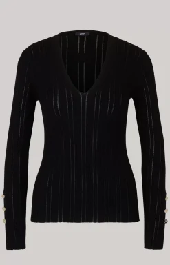 JOOP! Long-sleeved Top in black