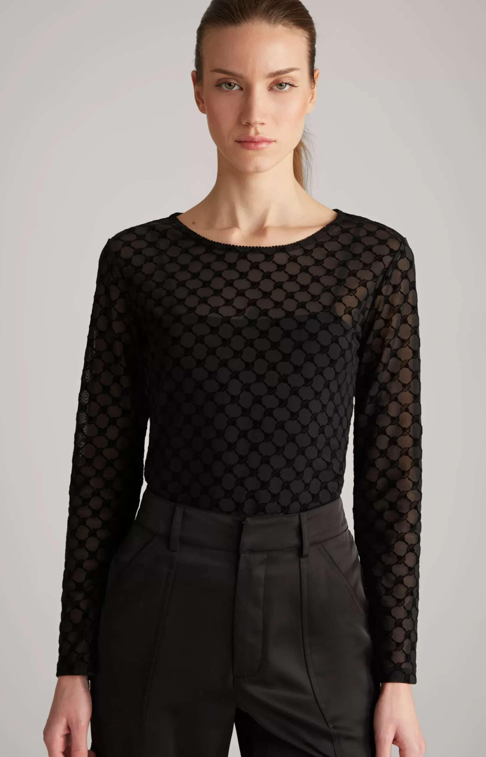 New JOOP! Long-sleeved Top in black