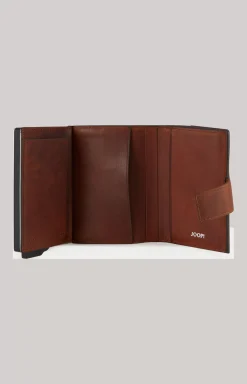 Clearance JOOP! Loreto C-Three E-Cage Wallet in Cognac Brown cognac/brown
