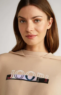 New JOOP! Loungewear Hoodie in beige/ecru