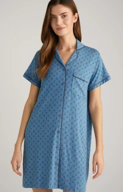 Online JOOP! Loungewear Long Shirt in Ocean blue