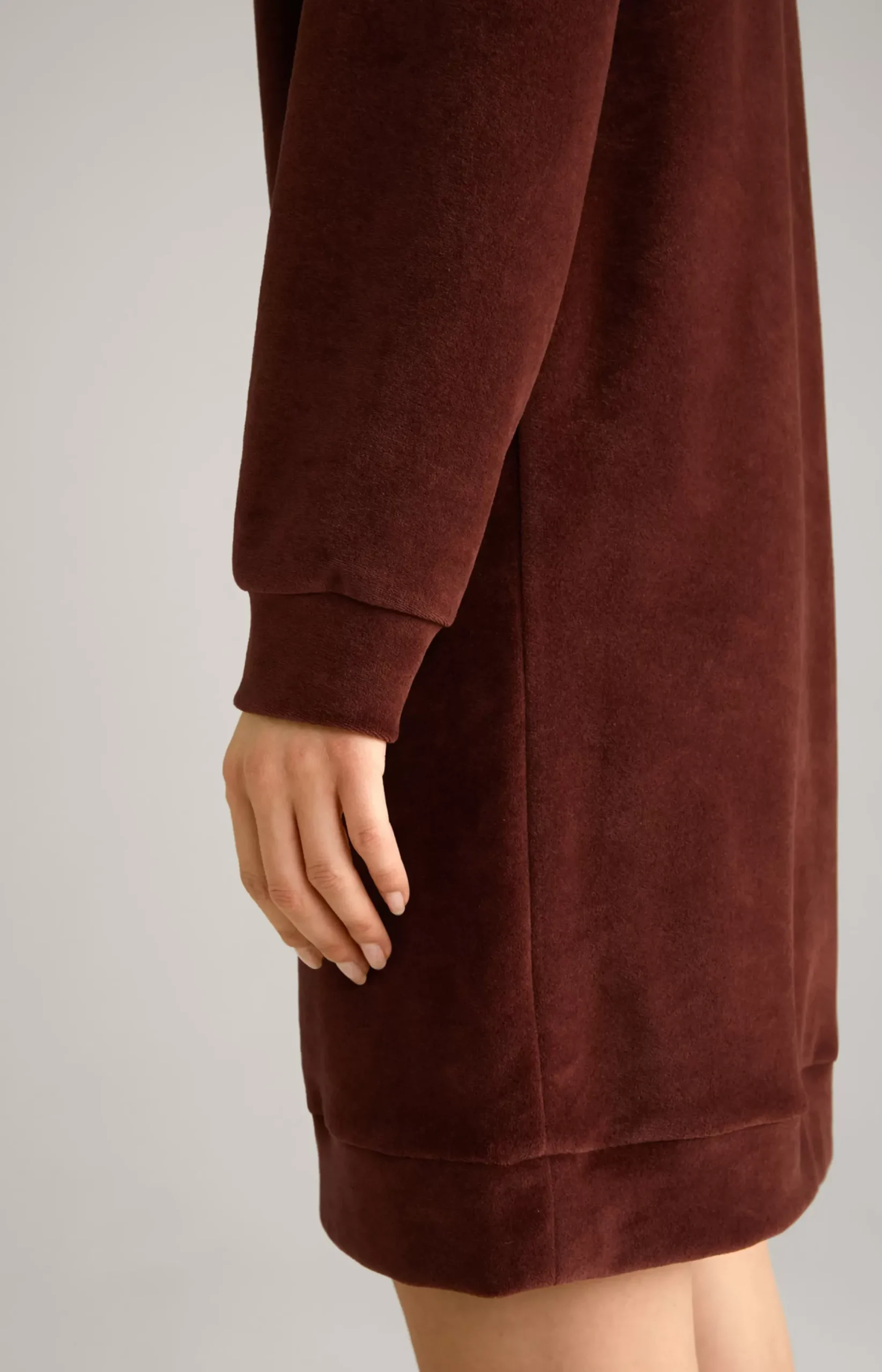 JOOP! Loungewear Long Sweater in coffee