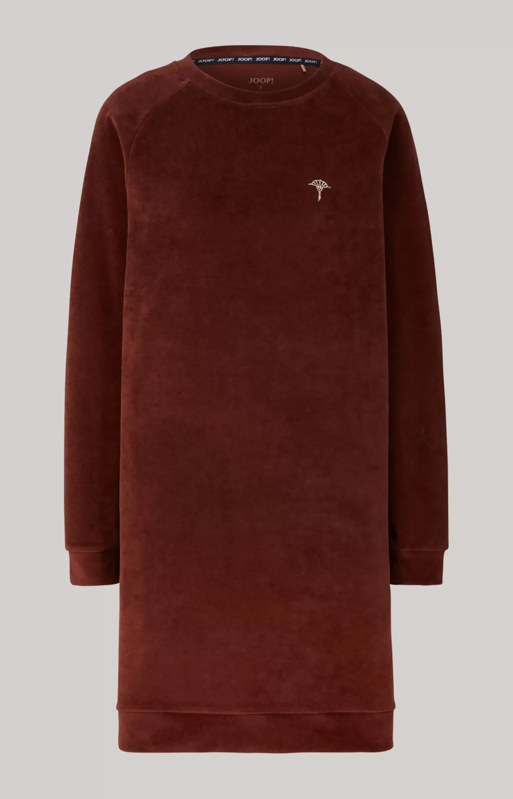JOOP! Loungewear Long Sweater in coffee